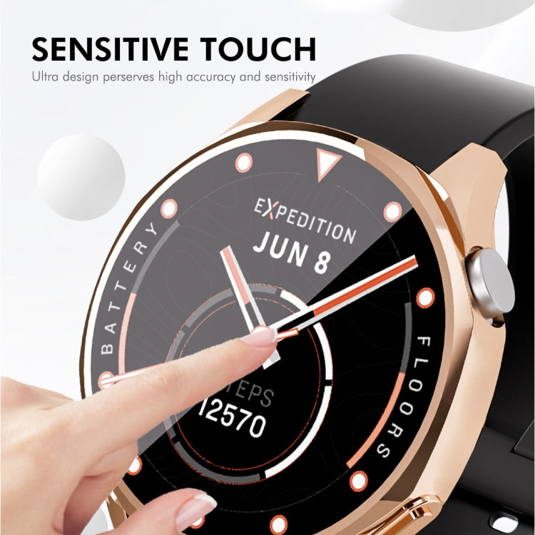 For Huawei Watch GT 5 41mm ENKAY Hat-Prince Electroplated Soft TPU Watch Case with Screen Film(Pink)