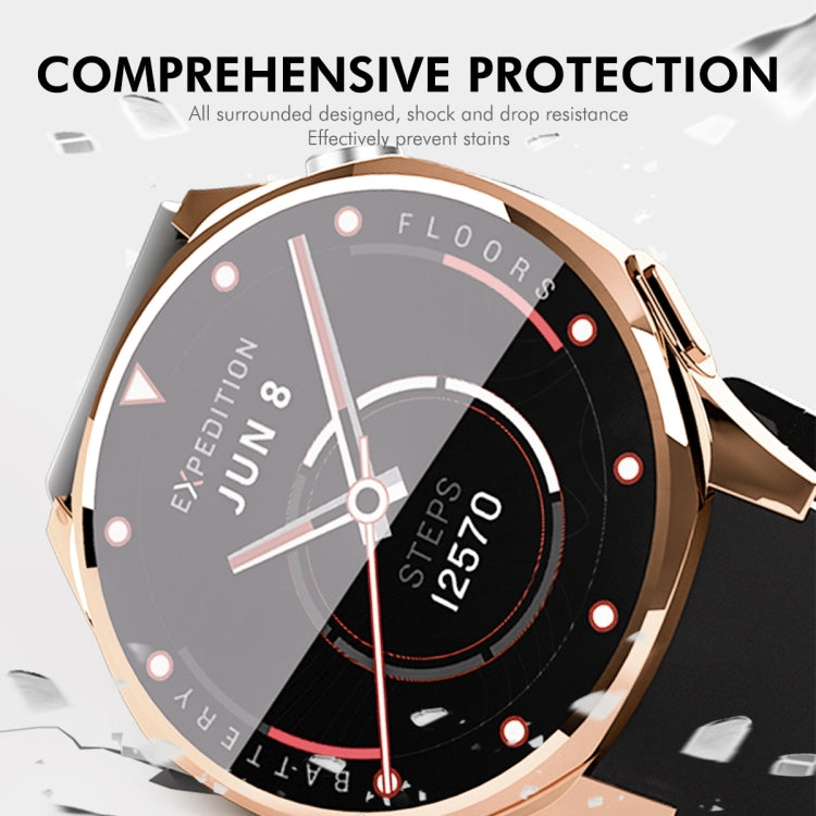 For Huawei Watch GT 5 41mm ENKAY Hat-Prince Electroplated Soft TPU Watch Case with Screen Film(Black)