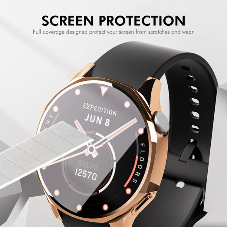 For Huawei Watch GT 5 46mm ENKAY Hat-Prince Electroplated Soft TPU Watch Case with Screen Film(Black)