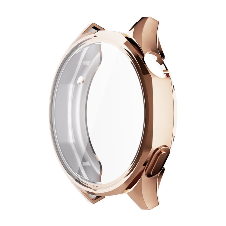 For Huawei Watch GT 5 46mm ENKAY Hat-Prince Electroplated Soft TPU Watch Case with Screen Film(Rose Gold)