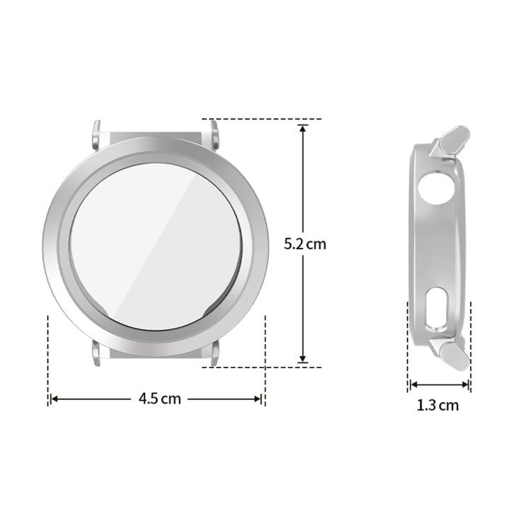 For Huawei Watch GT 5 Pro 42mm ENKAY Hat-Prince Electroplated Soft TPU Watch Case with Screen Film(Black)