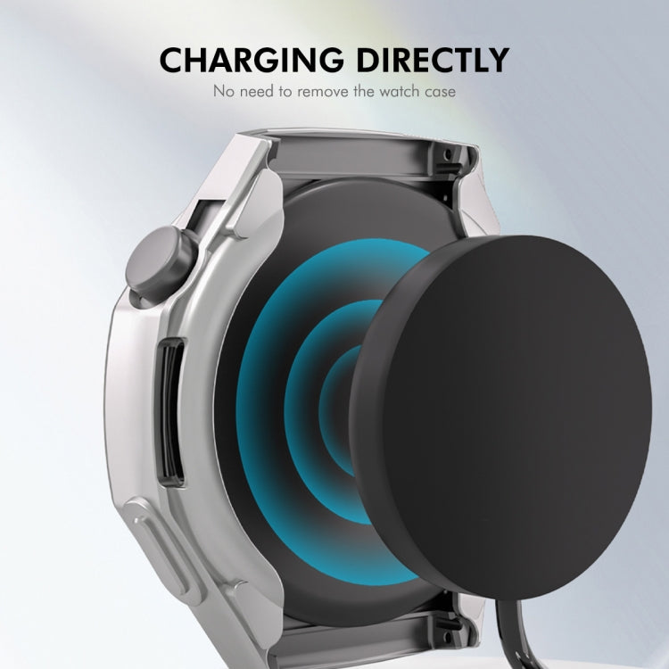 For Huawei Watch GT 5 Pro 46mm ENKAY Hat-Prince Electroplated Soft TPU Watch Case with Screen Film(Black)