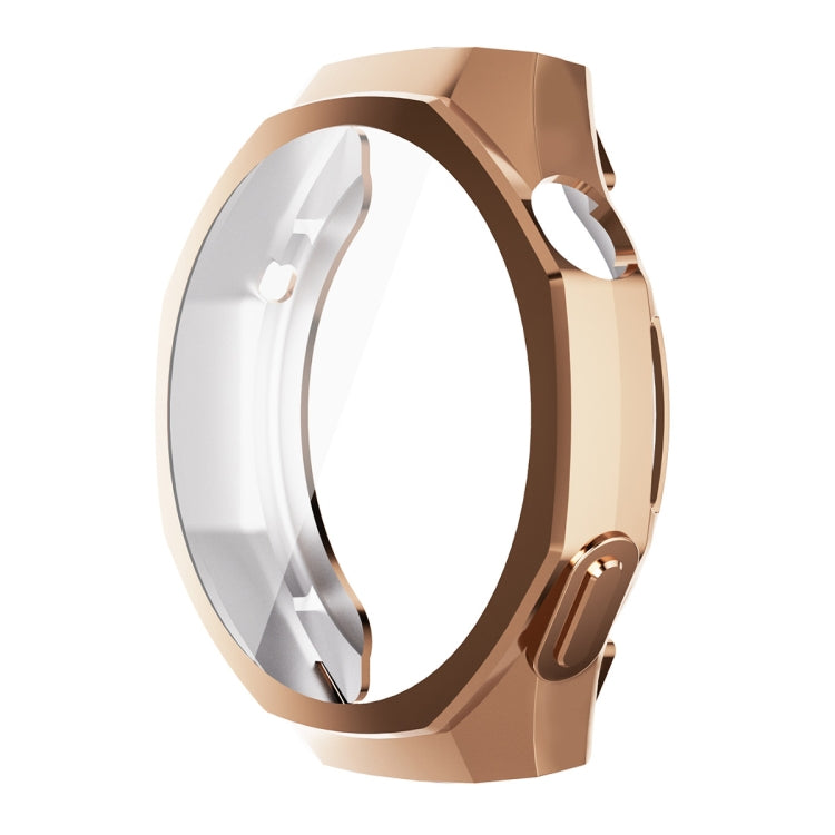 For Huawei Watch GT 5 Pro 46mm ENKAY Hat-Prince Electroplated Soft TPU Watch Case with Screen Film(Rose Gold)