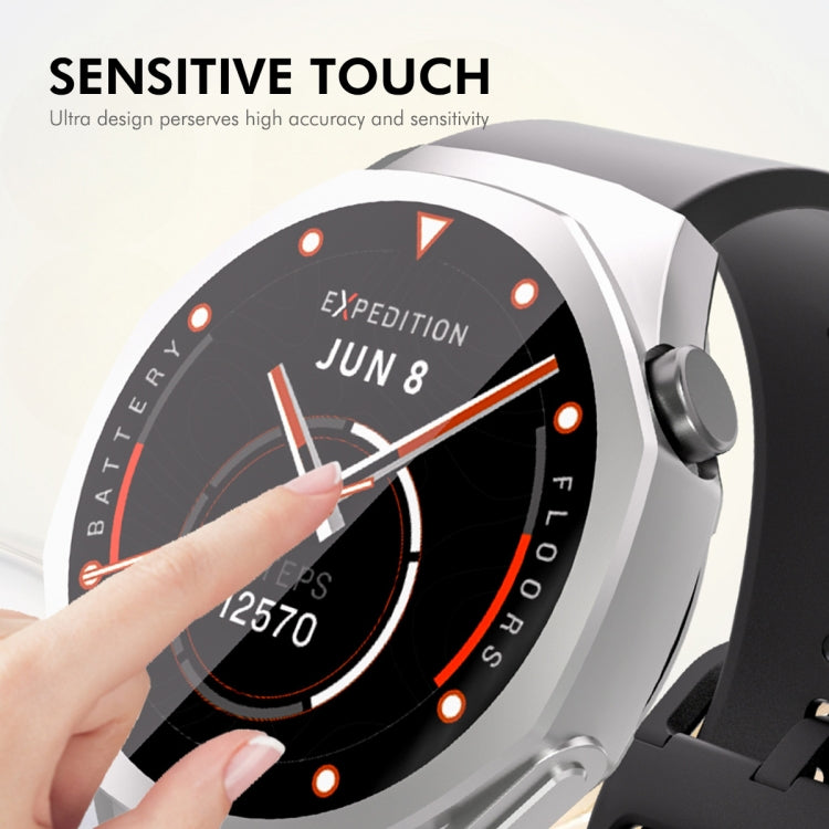 For Huawei Watch GT 5 Pro 46mm ENKAY Hat-Prince Electroplated Soft TPU Watch Case with Screen Film(Silver)