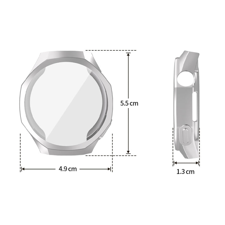 For Huawei Watch GT 5 Pro 46mm ENKAY Hat-Prince Electroplated Soft TPU Watch Case with Screen Film(Gold)