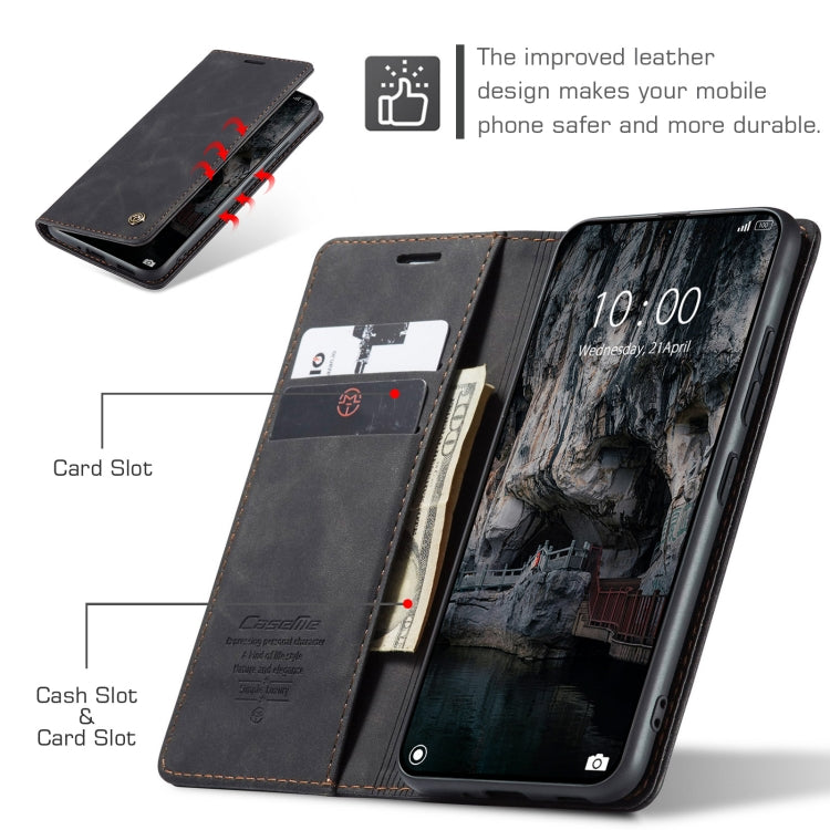 For Xiaomi 14T CaseMe 013 Multifunctional Horizontal Flip Leather Phone Case(Black)