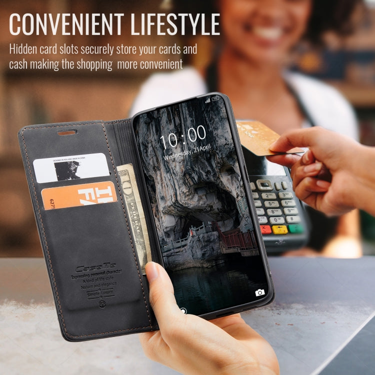 For Xiaomi 14T CaseMe 013 Multifunctional Horizontal Flip Leather Phone Case(Black)