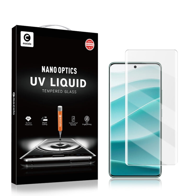 For Redmi Note 14 Pro+ 5G mocolo 9H 3D Full Screen UV Tempered Glass Screen Film