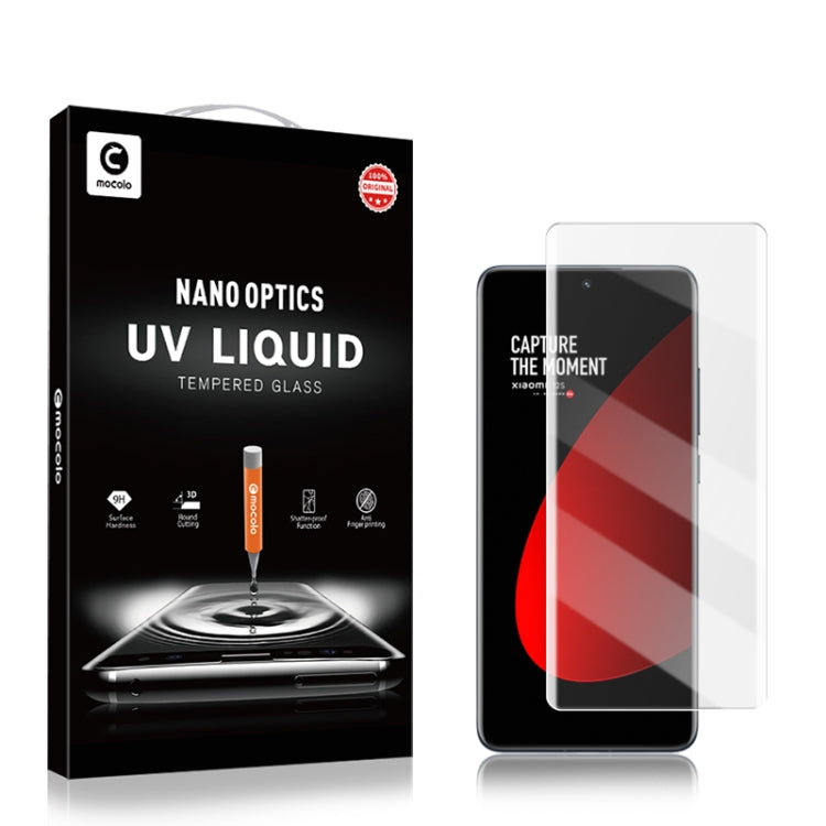 For Xiaomi 12S mocolo 9H 3D Full Screen UV Tempered Glass Screen Film