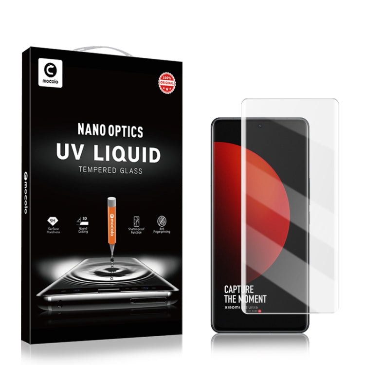 For Xiaomi 12S Ultra mocolo 9H 3D Full Screen UV Tempered Glass Film