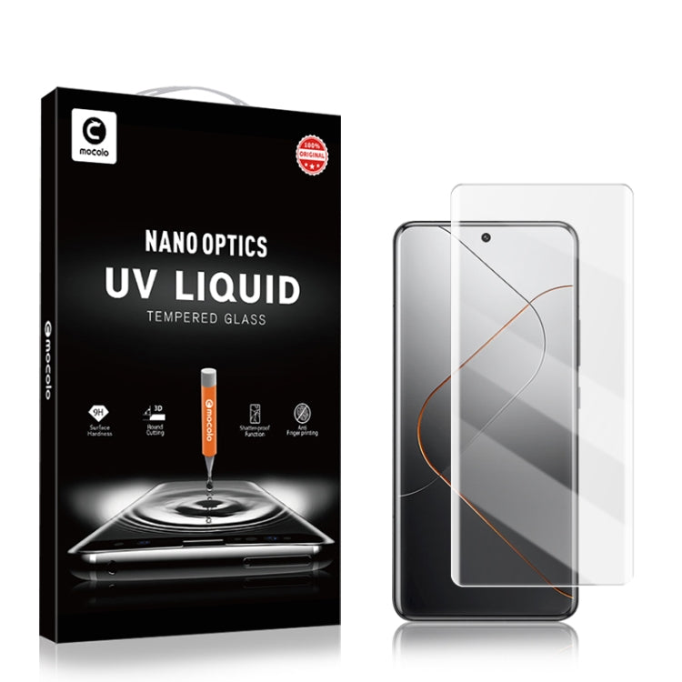 For Xiaomi 14 Pro mocolo 9H 3D Full Screen UV Tempered Glass Screen Film