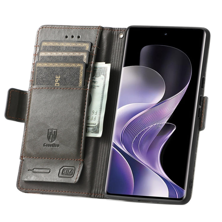 For TCL 50 Pro NxtPaper CaseNeo Splicing Dual Magnetic Buckle Leather Phone Case(Gray)