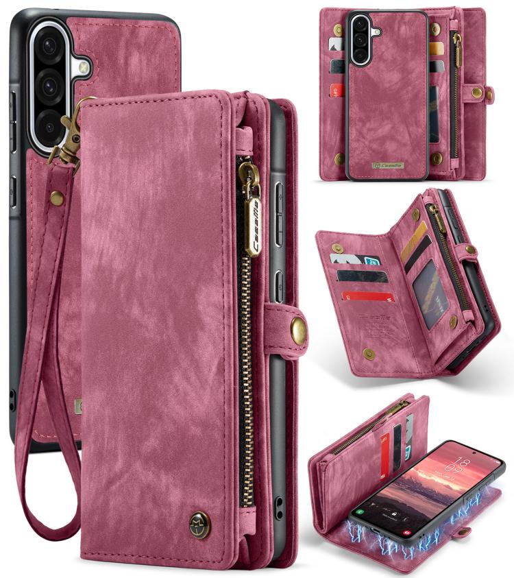 CaseMe 008 Detachable Multifunctional Leather Phone Case, For Samsung Galaxy A36 5G, For Samsung Galaxy S25 5G, For Samsung Galaxy S25+ 5G, For Samsung Galaxy S25 Ultra 5G