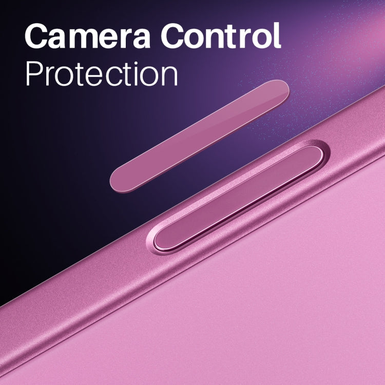 For iPhone 16 / 16 Plus / 16 Pro / 16 Pro Max NORTHJO 2Pcs Camera Control Button Protector Tempered Glass Film(Pink)