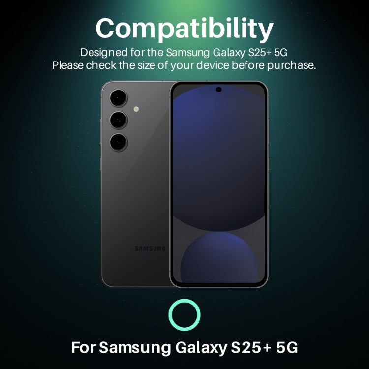 For Samsung Galaxy S25+ 5G NORTHJO Camera Lens Protector 3D HD Tempered Glass Film(Clear)