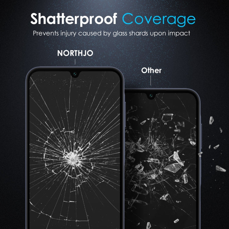 For Samsung Galaxy A16 4G / 5G NORTHJO A++ Screen Full Glue Silk Printing Tempered Glass Film