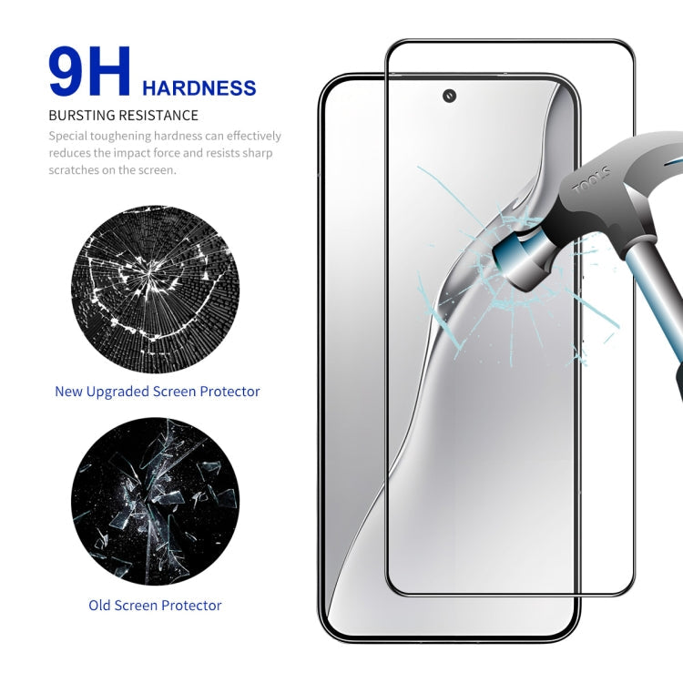 For Xiaomi 15 2pcs ENKAY Hat-Prince 0.18mm High Aluminum-silicon Tempered Glass Film, Support Ultrasonic Fingerprint Unclock