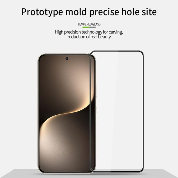 For Honor Magic7 PINWUYO 9H 3D Curved Full Screen Explosion-proof Tempered Glass Film(Black)
