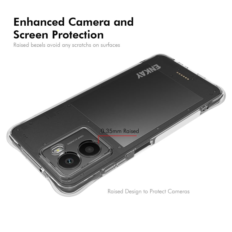 For HMD Fusion ENKAY Hat-Prince Transparent TPU Shockproof Phone Case