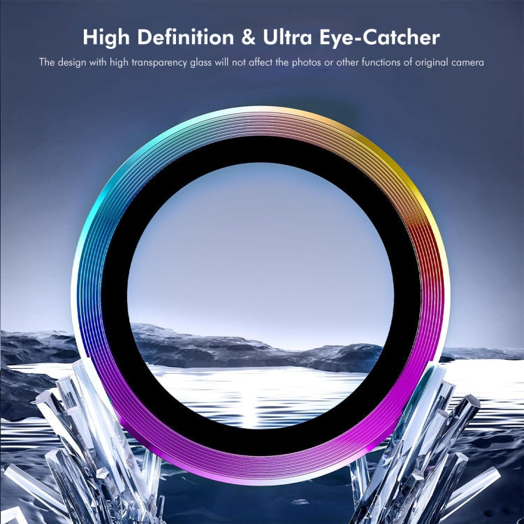 For Samsung Galaxy S25 5G ENKAY Hat-Prince 9H Rear Camera Lens Aluminium Alloy Tempered Glass Film(Grey)