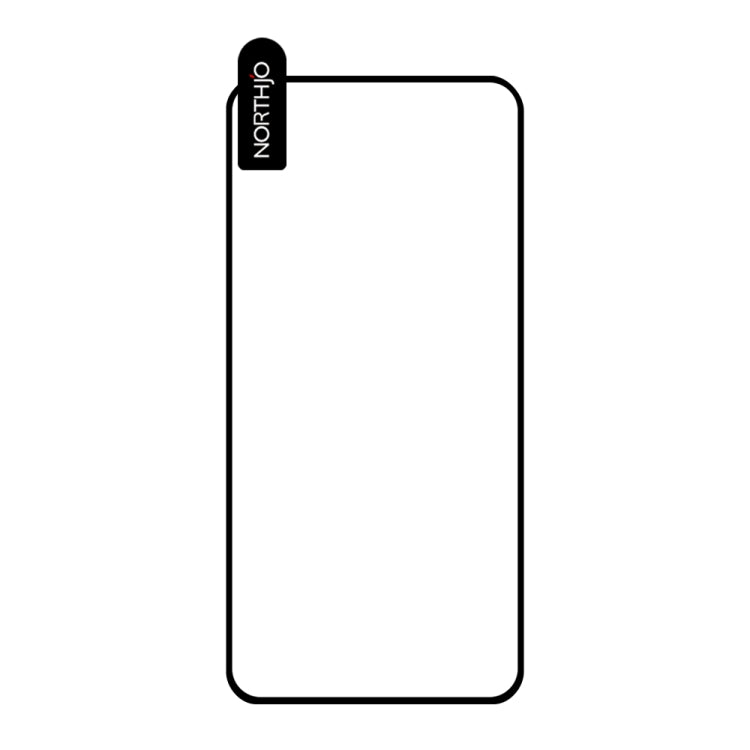 For Samsung Galaxy S23 5G NORTHJO A++ Screen Full Glue Silk Printing Tempered Glass Film, Support Fingerprint Unlock