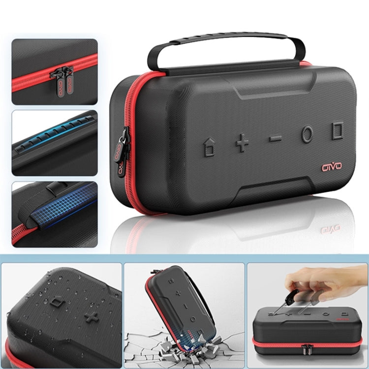 OIVO IV-SW188 Portable EVA Storage Bag for Nintendo Switch Series(Red)