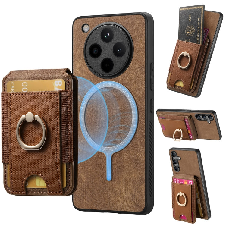 Retro Splitable Magnetic Stand Card Bag Leather Phone Case, For OPPO K11X 5G, For OPPO Reno10 Pro+, For OPPO A1 5G, For OPPO Find X8 Pro