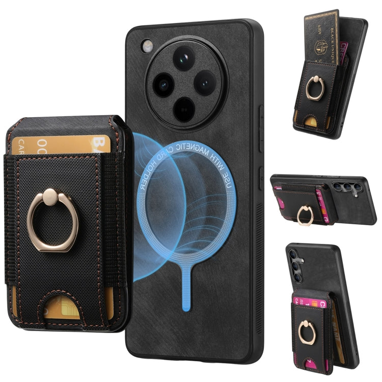 Retro Splitable Magnetic Stand Card Bag Leather Phone Case, For OPPO K11X 5G, For OPPO Reno10 Pro+, For OPPO A1 5G, For OPPO Find X8 Pro