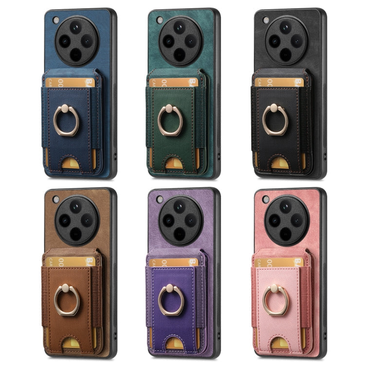 Retro Splitable Magnetic Stand Card Bag Leather Phone Case, For OPPO Reno6 5G, For OPPO Reno6 Pro 5G, For OPPO Reno6 Pro+, For OPPO F19
