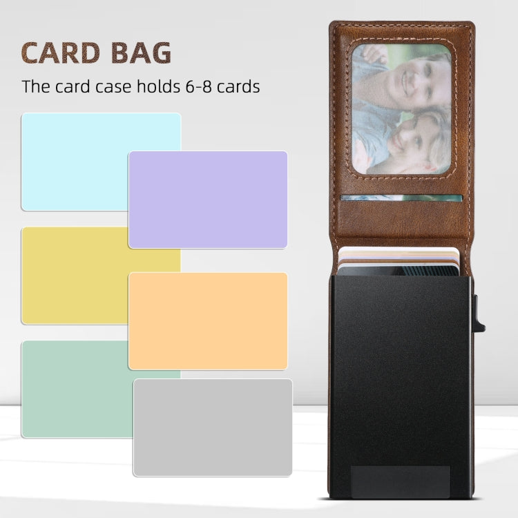 For Google Pixel 9 Pro XL Suteni H19 Oil Wax 2-in-1 MagSafe Removable Card Box Back Phone Case(Brown)