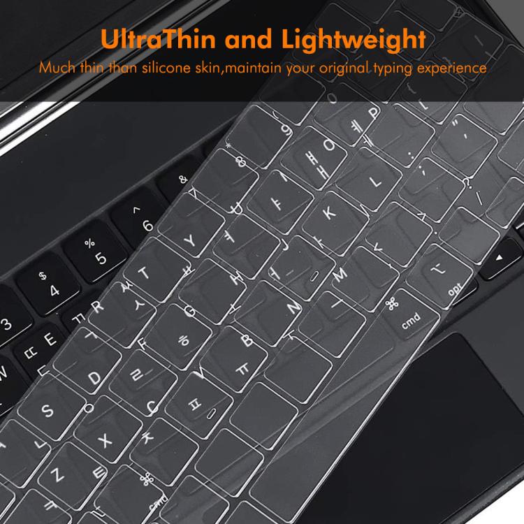 For iPad Air 13 (2024) / iPad Pro 12.9 (2022/2021/2020) ENKAY US Version Magic Keyboard Cover Soft TPU Protective Film