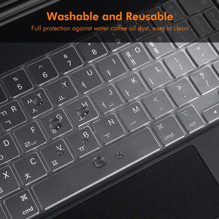 For iPad Air 11 (2024) / iPad Pro 11 (2022/2021/2020) ENKAY US Version Magic Keyboard Cover Soft TPU Protective Film