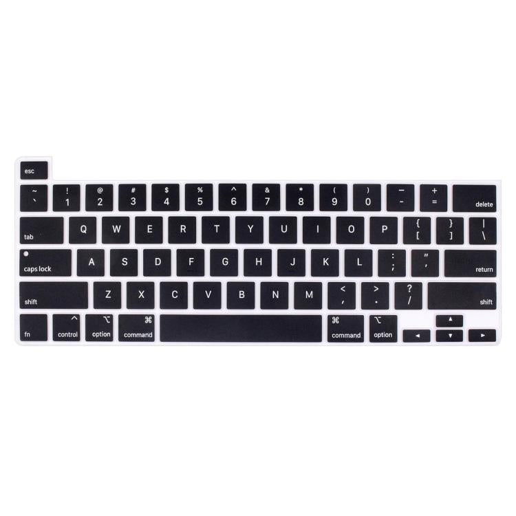 For MacBook Pro 13.3 (A2289/A2338) / Pro 16 (A2141) ENKAY US Version Keyboard Cover Soft Silicone Protective Film(Black)