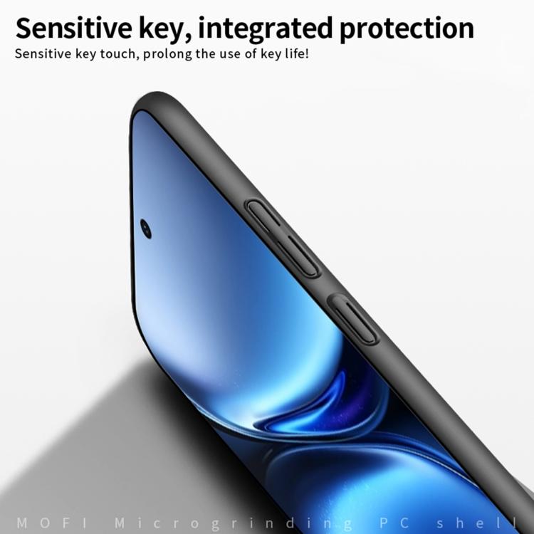 For vivo X200 MOFI Frosted PC Ultra-thin Hard Phone Case(Black)