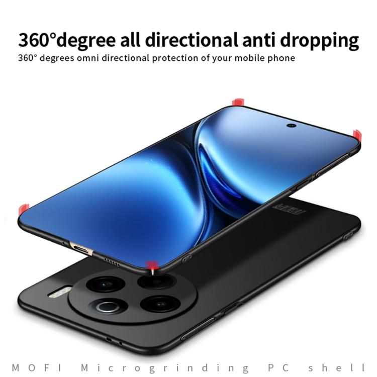For vivo X200 MOFI Frosted PC Ultra-thin Hard Phone Case(Red)