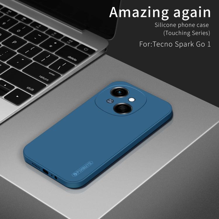 For Tecno Spark Go 2025 / Go 1 PINWUYO Sense Series Liquid Silicone TPU Phone Case(Green)