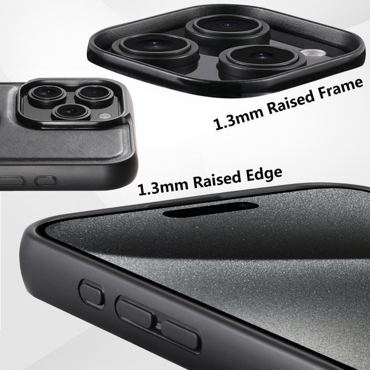 For iPhone 13 Pro Suteni G3 Oil Wax 360 Rotation Holder MagSafe Back Phone Case(Black)