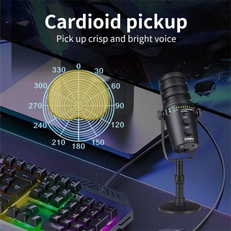 JMARY MC-PW12 360 Degree Rotating USB Desktop Microphone