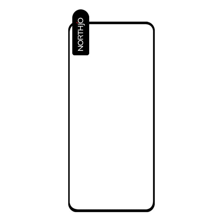 For Motorola Moto G15 NORTHJO A++ 0.3mm Full Glue Silk Printing Tempered Glass Film