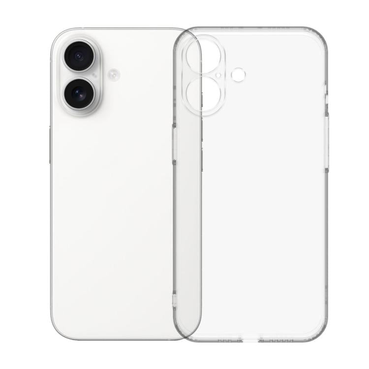 For iPhone 16 Plus Kalebol 1.5mm Thickened Rounded Corner Transparency TPU Phone Case