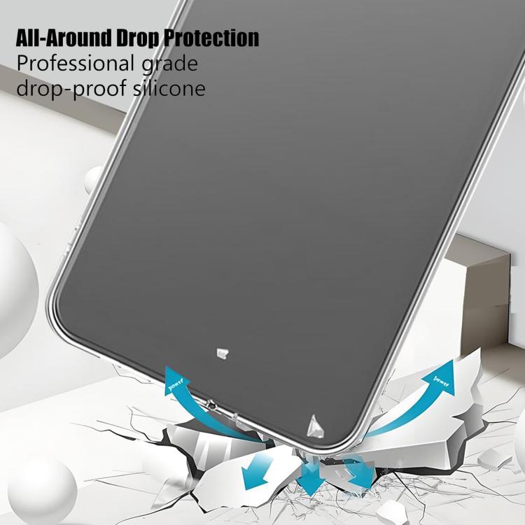 For iPhone 13 Kalebol 1.5mm Thickened Rounded Corner Transparency TPU Phone Case