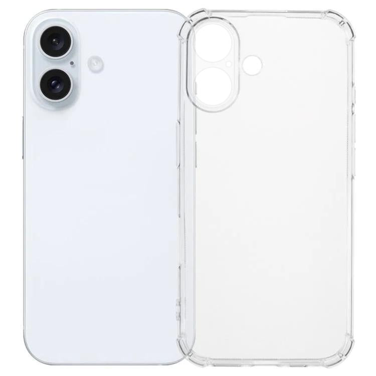 For iPhone 16 Plus Kalebol 1.5mm Four-Corner Airbags Shockproof Transparency TPU Phone Case