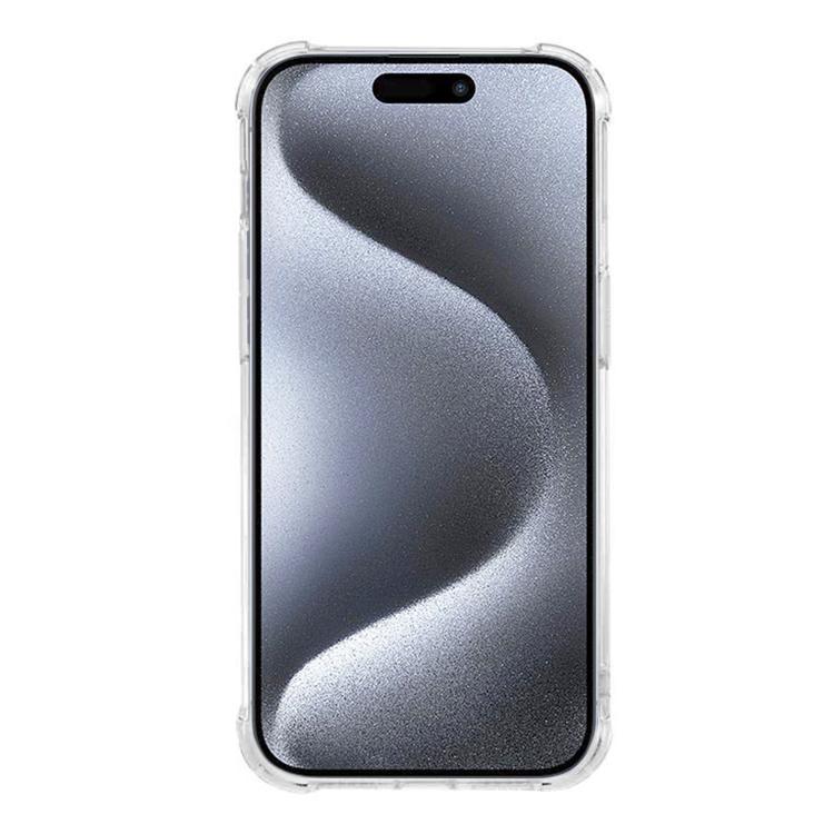 For iPhone 16 Plus Kalebol 1.5mm Four-Corner Airbags Shockproof Transparency TPU Phone Case