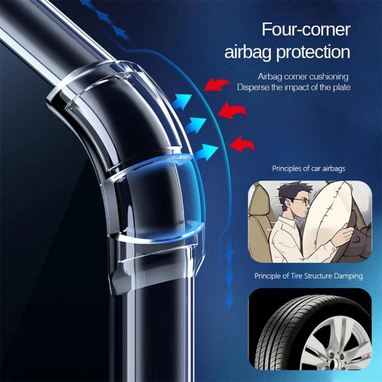 For iPhone 16 Pro Max Kalebol 1.5mm Four-Corner Airbags Shockproof Transparency TPU Phone Case