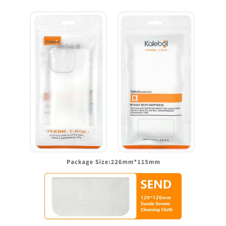 For iPhone 14 Pro Max Kalebol 1.5mm Four-Corner Airbags Shockproof Transparency TPU Phone Case
