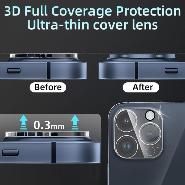 For iPhone 14 Pro Kalebol Transparent One Piece Lens Protection Film