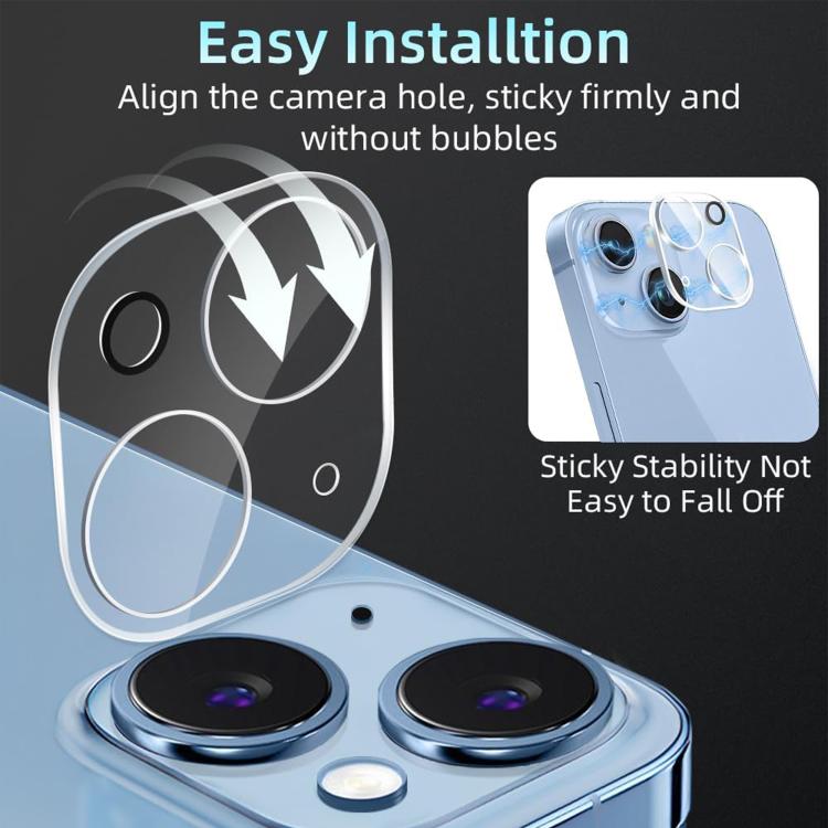 For iPhone 13 mini Kalebol Transparent One Piece Lens Protection Film