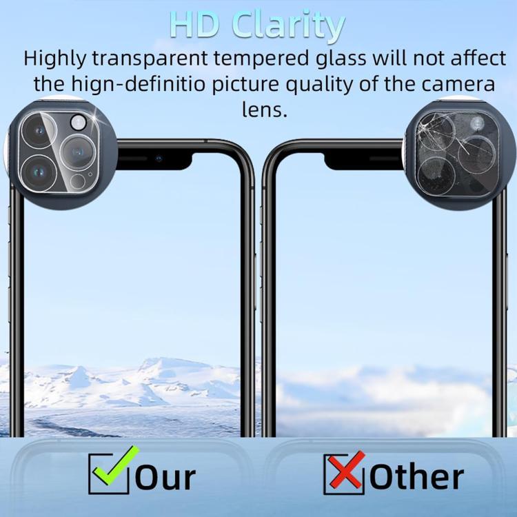 For iPhone 16 Pro Max Kalebol Transparent One Piece Lens Protection Film