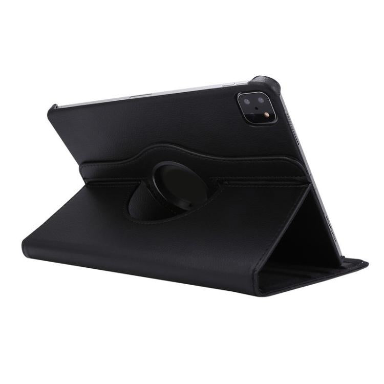 For iPad Air 13 2026 / 2025 / 2024 ENKAY 360 Degree Rotation Litchi Leather Smart Tablet Case(Black)