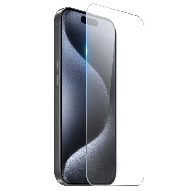 For iPhone 15 Pro NORTHJO 2 in 1 TPU Airbag Shockproof Phone Case with Screen Film(Clear)